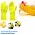 Eastern Club House Hold Cleaning Rubber Hand Gloves, Kitchen,Washing Toilet Cleaning,Garden (1 Pair)