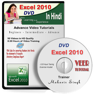 Excel 2010 Basic to Advance Video Training in Hindi