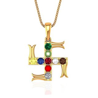 Navgrah Stone Pendant Unheated & Untreated Gemstone Navratan Pendant For Women & Men By Ceylonmine Navgrah Stone Pendant Unheated & Untreated Gemstone Navratan Pendant For Women & Men By Ceylonmine