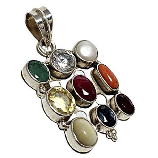 Natural Navgrah Pendant Original Certified Crystal Stone Navratna Pendant By Astrological Purpose By Ceylonmine Natural Navgrah Pendant Original Certified Crystal Stone Navratna Pendant By Astrological Purpose By Ceylonmine