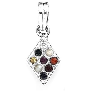 Natural Navratna / Navratan Pendant Original & Lab Certified Gemstone Navgrah Pendant For Women & Men Natural Navratna / Navratan Pendant Original & Lab Certified Gemstone Navgrah Pendant For Women & Men