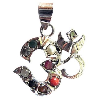                       Navgrah Stone Pendant Unheated & Untreated Gemstone Navratan Pendant For Women & Men By Ceylonmine                                              