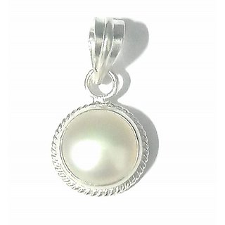 Ceylonmine Natural Moti Stone Pendant 5.25 Carat Locket Pearl Stone For Astrological Purpose Ceylonmine Natural Moti Stone Pendant 5.25 Carat Locket Pearl Stone For Astrological Purpose