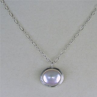                       Ceylonmine Pearl Stome Pendant Original & Unheated Gemstone 5.00 Carat Moti Pendant For Women & Girls                                              