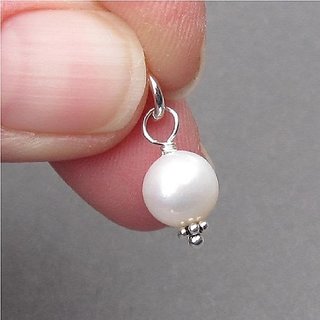                       Ceylonmine Pearl Stome Pendant Original & Unheated Gemstone 5.00 Carat Moti Pendant For Women & Girls                                              