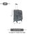 Timus Salsa Graphite 65 CM 4 Wheel Strolley Suitcase For Travel ( Check-in Luggage) Expandable  Check-in Luggage - 24 inch (Grey)