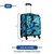 Timus Indigo Spinner Blue 55 CM 4 Wheel Strolley Suitcase For Travel Cabin Luggage - 20 inch