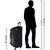 Timus Morocco Spinner Black 75 CM 4 Wheel Strolley Suitcase For Travel Check-in Luggage - 28 inch
