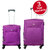 Timus Upbeat Spinner Wine 55  65 Cm 4 WheelTrolley Expandable Cabin And Check-In Luggage-24 Inch (Purple)