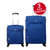 Timus Upbeat Spinner Blue 55  75 cm 4 Wheel Strolley Suitcase SET OF 2 Expandable   Cabin and Check-in Luggage - 28 inch (Blue)