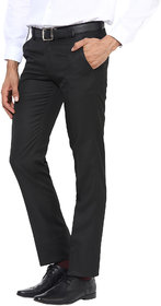 Haoser Black Formal Pant Slim Fit For Mens
