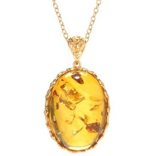 Ceylonmine Natural Amber Pendant Original Unheated Gemstone 5.25 Ratti Gold Plated Pendant Ceylonmine Natural Amber Pendant Original Unheated Gemstone 5.25 Ratti Gold Plated Pendant