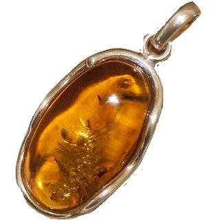 Ceylonmine 6.25 Ratti Amber Pendant Original Unheated Gemstone Amber Pendant Ceylonmine 6.25 Ratti Amber Pendant Original Unheated Gemstone Amber Pendant