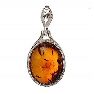 Ceylonmine Natural Amber Pendant Original & Unheated Gemstone 5.25 Ratti Gold Plated Pendant Ceylonmine Natural Amber Pendant Original & Unheated Gemstone 5.25 Ratti Gold Plated Pendant