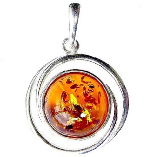 Ceylonmine 6.25 Ratti Natural Amber Pendant Natural & Original Gemstone Amber Pendant / Locket For Unisex Ceylonmine 6.25 Ratti Natural Amber Pendant Natural & Original Gemstone Amber Pendant / Locket For Unisex