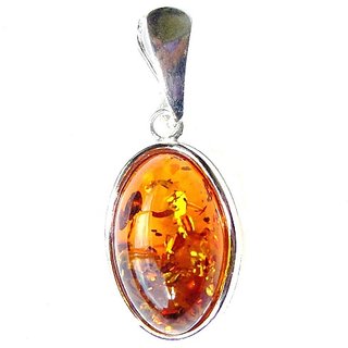                       Ceylonmine Original Amber Stone Pendant 6.00 Ratti Unheated  Untreated Gemstone Amber Pendant                                              