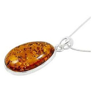 Ceylonmine 6.50 Ratti Natural Amber Stone Oendant Original & Lab Certified Gemstone Pendant For Astrological Purppose Ceylonmine 6.50 Ratti Natural Amber Stone Oendant Original & Lab Certified Gemstone Pendant For Astrological Purppose