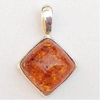                       Ceylonmine 6.25 Ratti Amber Pendant Original  Unheated Gemstone Amber Pendant                                              