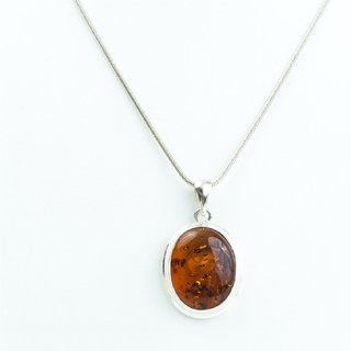                       Ceylonmine Natural Amber Pendant Original  Unheated Gemstone 5.25 Ratti Gold Plated Pendant                                              