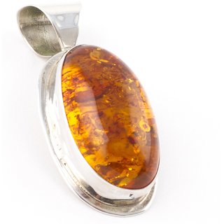 Ceylonmine Natural Amber Stone Pendant 5.00 Ratti Unheated Untreated Gemstone Pendant Ceylonmine Natural Amber Stone Pendant 5.00 Ratti Unheated Untreated Gemstone Pendant