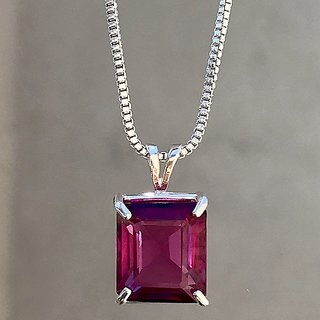 Ceylonmine Natural Sapphire Pendant Original Certified Gemstone Pink Sapphire Locket For Women Men Ceylonmine Natural Sapphire Pendant Original Certified Gemstone Pink Sapphire Locket For Women Men