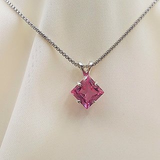                       Ceylonmine Natural Pink Sapphire Pendant 5.25 Ratti Unheated  Original Gemstone Pendant/Locket For Unisex                                              