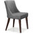 Shearling Ambra Upholstered Living Room Chair In Charcoal Color