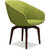 Shearling Brek Upholstered Accent Chair In Moss Green Color (Warwick Fabric)