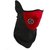 Pack Of 1 Red  Black Bike Face Mask For Men by Ra Accessories (Size Free, Balaclava)