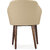 Shearling Annette Upholstered Accent Chair In Hazelnut Color