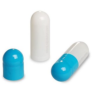 Empty Gelatin Capsules 0 Skyblue/White 500 Empty Gelatin Capsules 0 Skyblue/White 500