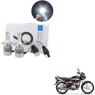 Buy Auto Addict C6 H4 Bike Headlight Bulb 50W Led Conversion Kit White For Hero Hf Deluxe Eco Online 709 from ShopClues