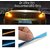 Auto Addict 60 Cm Flexible White Daytime Running Light For Cars Yellow Indicator With Turn Sequential Flow For Audi S5