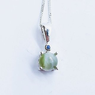 Cat's Eye Pendant With Natural 4.25 Carat Cat's Eye Stone Astrological Certified- Ceylonmine Cat's Eye Pendant With Natural 4.25 Carat Cat's Eye Stone Astrological Certified- Ceylonmine