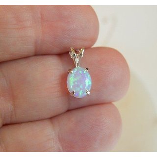 Fire Opal Pendant With Natural 5.75 Carat Fire Opal Stone Astrological - Ceylonmine