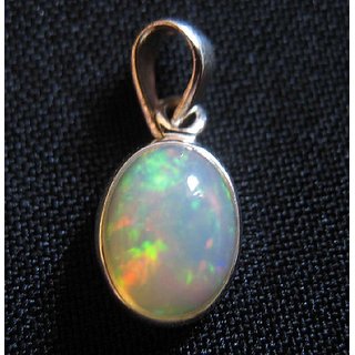                       Fire Opal Pendant With Natural 6.6 Ratti Fire Opal Stone Astrological Certified - Ceylonmine                                              