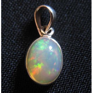 Fire Opal Pendant With Natural 6.6 Ratti Fire Opal Stone Astrological Certified - Ceylonmine Fire Opal Pendant With Natural 6.6 Ratti Fire Opal Stone Astrological Certified - Ceylonmine