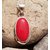 Coral Pendant With Natural 5.5 Carat Moonga Stone Astrological Certified - Ceylonmine