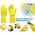 Eastern Club Cleaning Gloves Rubber Gloves, Stretchable Gloves For Washing Cleaning Kitchen (5 Pair)