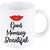 Madworld Good Morning Beautiful Quotes Printed Ceramic White Coffee Mug Best Gift Couple Girlfriend Birthday