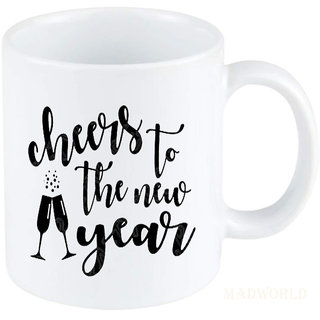 Buy Madworld Cheers To The New Year Quotes Printed Ceramic White Coffee Mug Best Gift For Couple Girlfriend Birthday Online Get 60 Off,Unique Black And White Cover Photo Quotes