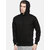 Dcrooz Men Black Hooded Sweatshirt