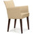 Shearling Adele Upholstered Accent Chair In Hazelnut Color