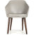 Shearling Annette Upholstered Accent Chair In Cloudy Gray Color
