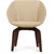 Shearling Brek Upholstered Accent Chair In Hazelnut Color