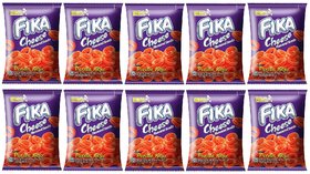 Bika Fika Cheese Rings Snack, Pack Of 10, 70Gms Each