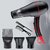 Rock Light Salon Grade Professional Hair Dryer 4000W With 2 Diffuser, 1 Comb Diffuser (Black)