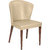 Shearling Mila Upholstered Living Chair In Hazelnut Color