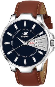 Espoir Analogue Blue Dial Day And Date Boy's And Men's Watch - Infidex New