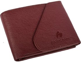 Pocket Bazar Men Casual Tan Artificial Leather Wallet (5 Card Slots) Brnkan